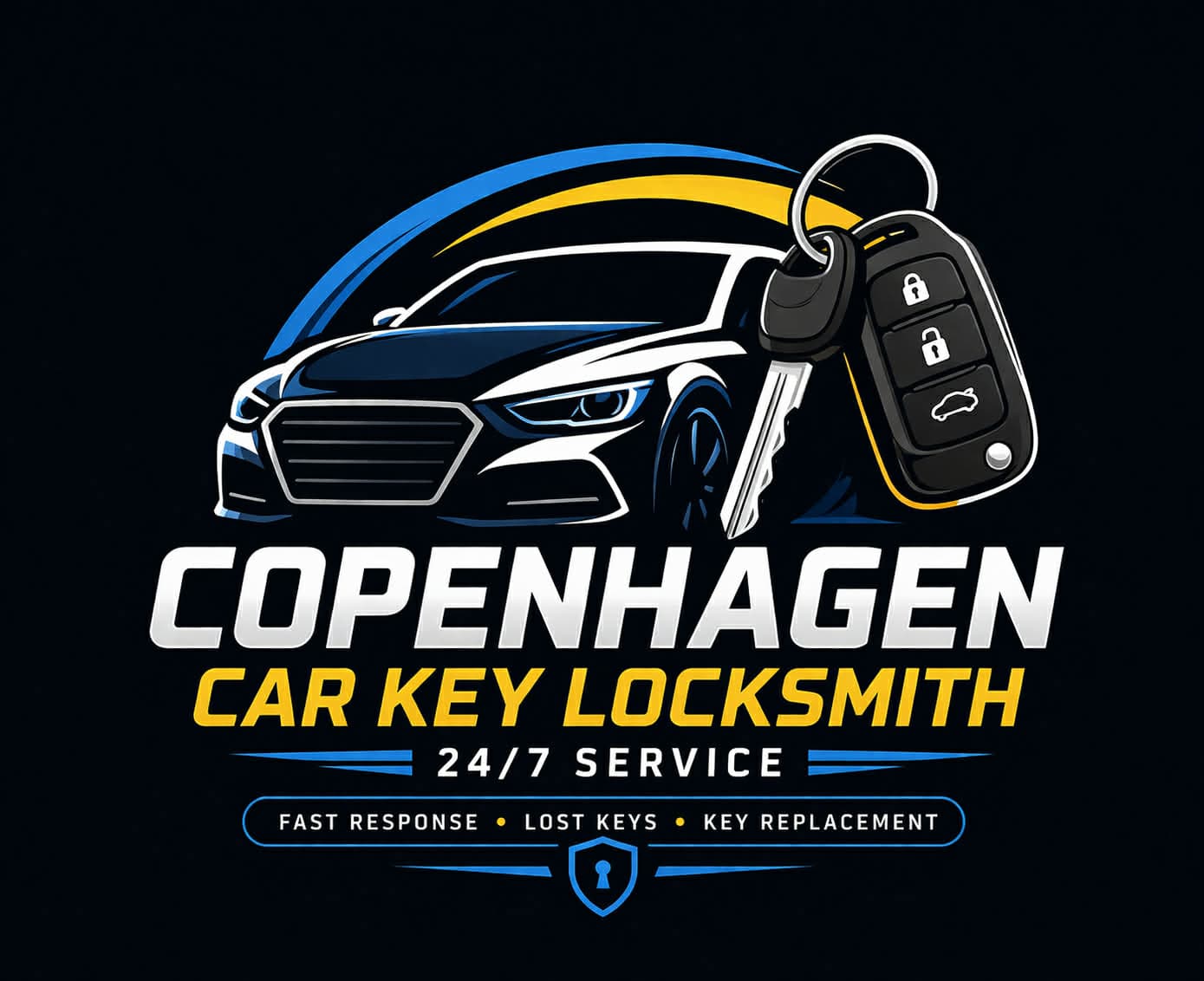 Copenhagen Car Key Locksmith Brand Logo